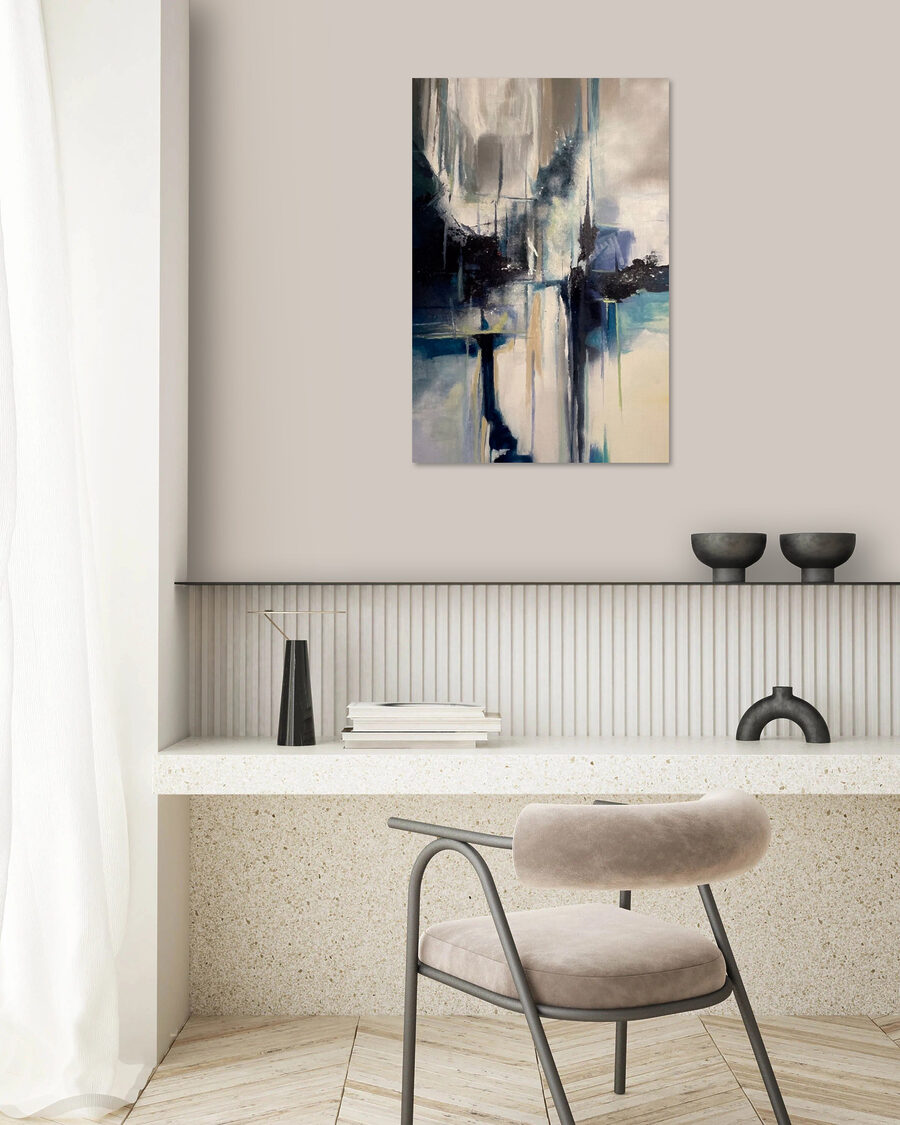 Reflejos oscuros en pintura — interior 8