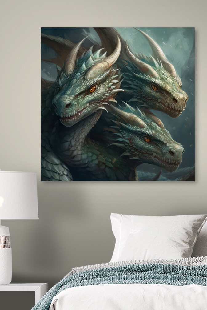 Tres dragones en sombra — interior 2