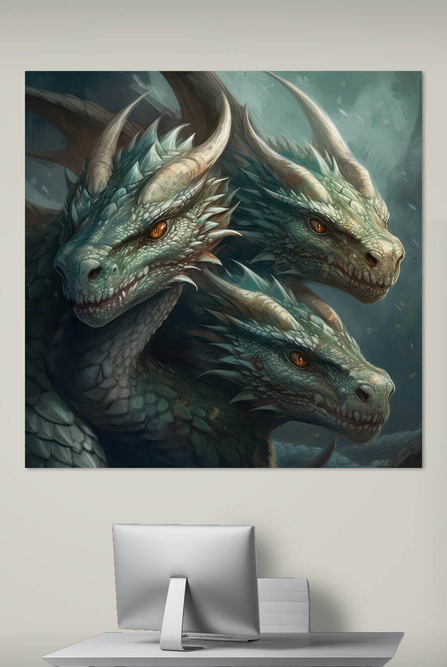 Tres dragones en sombra — interior 5