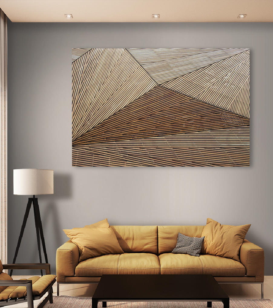 Paisaje de líneas — interior 1