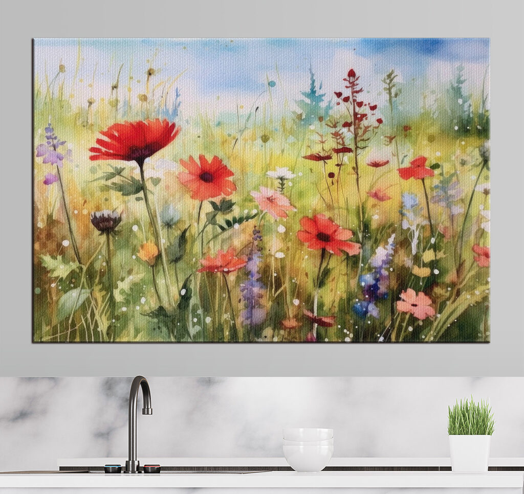 Campo en flor — interior 1