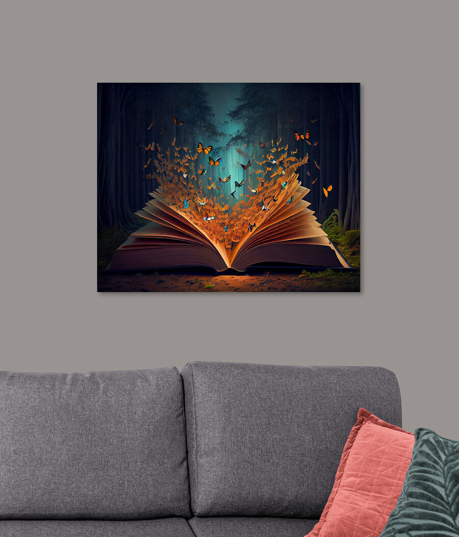 Historias con alas en un interior