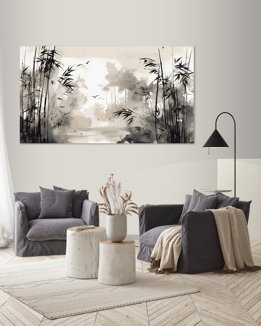Bambú en la niebla — interior 1