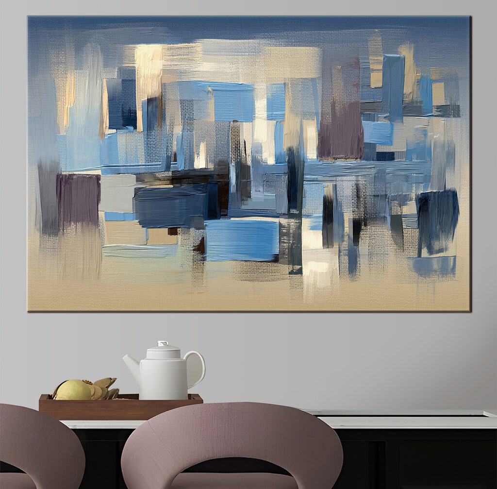 Bloques en azul — interior 1