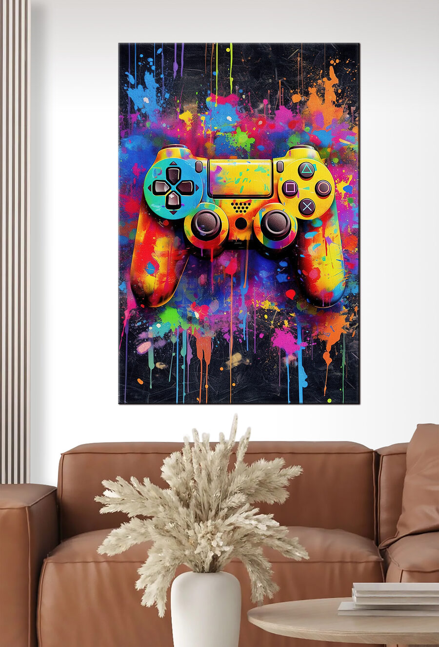Mando de colores chorreantes — interior 3