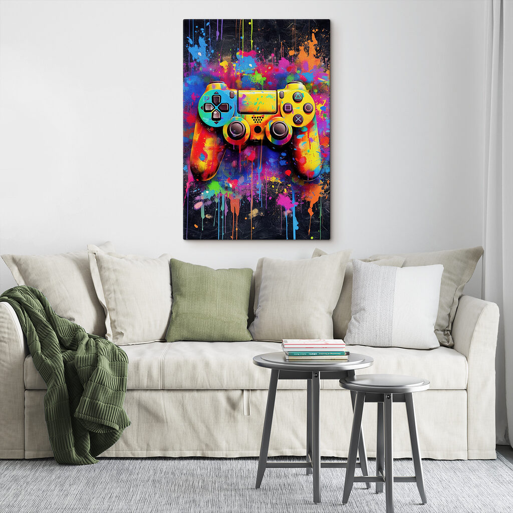 Mando de colores chorreantes — interior 4