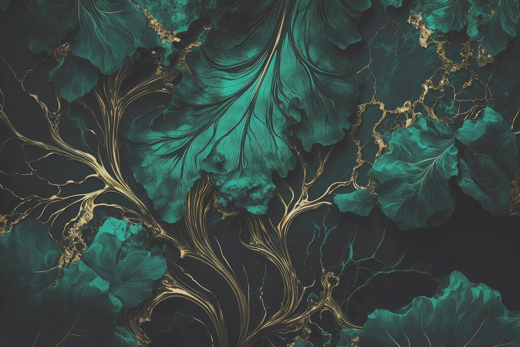 Nervios verdes sobre negro — diseño completo