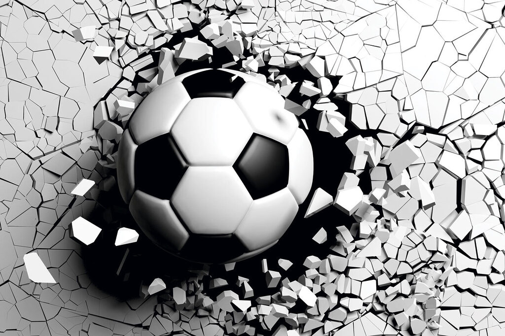 Balón de fútbol — diseño completo