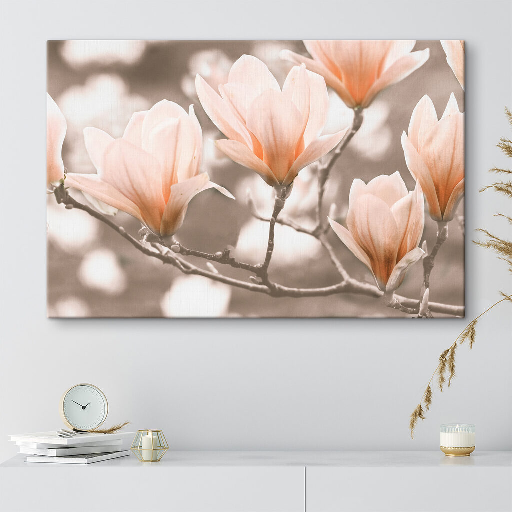 Magnolias en ramas — interior 1