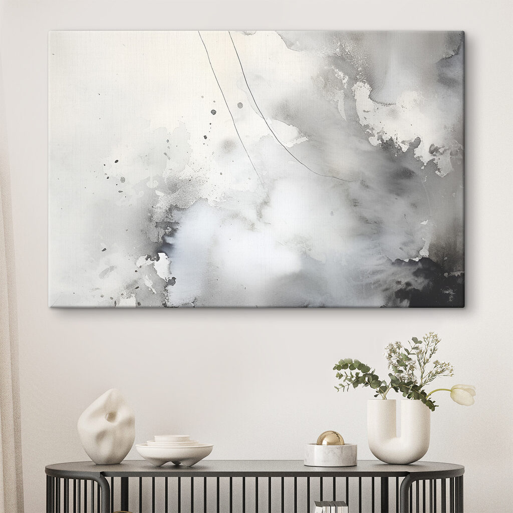 Líneas en la niebla en un interior