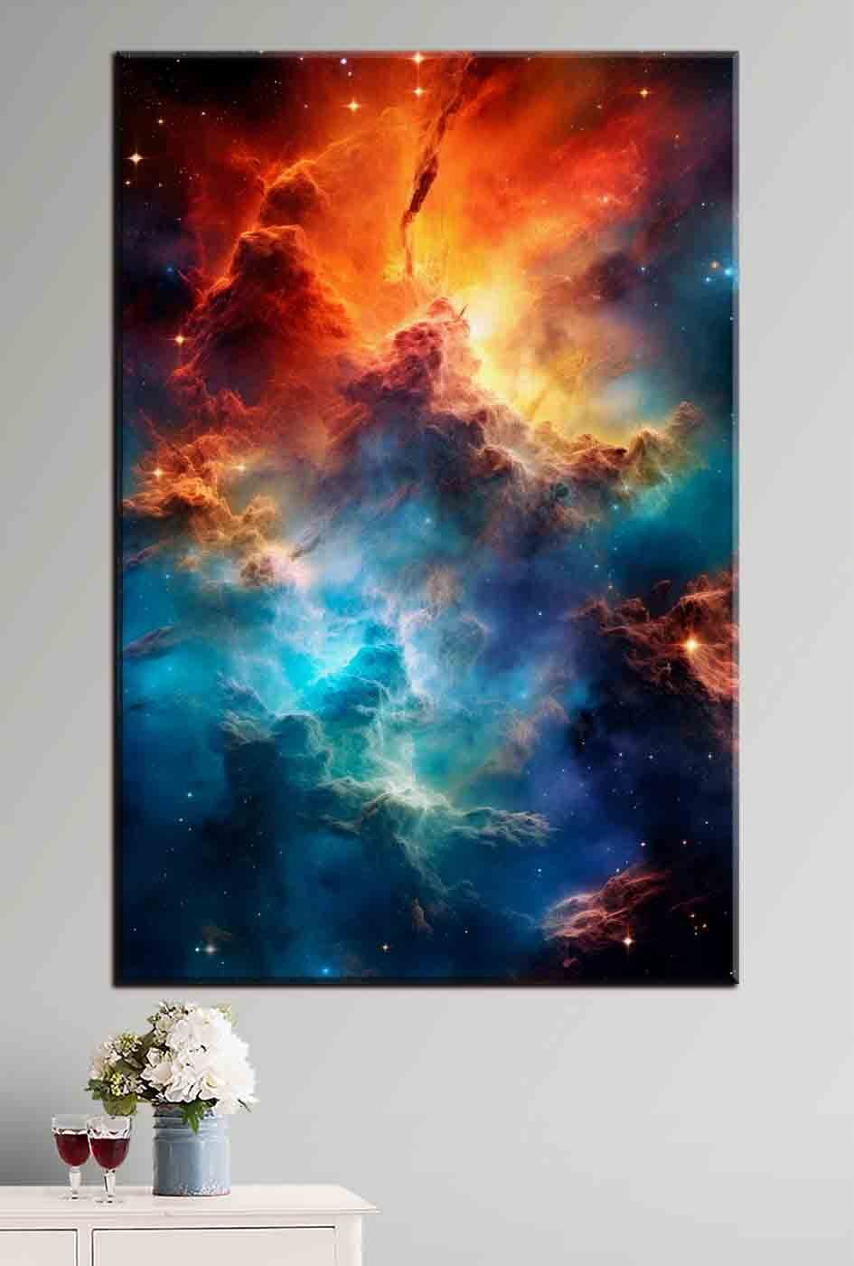 Nebulosa de fuego en un interior