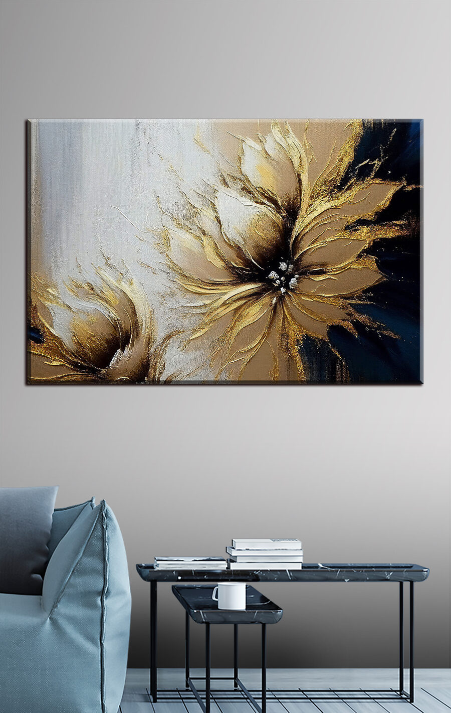 Oro en pétalos oscuros — interior 1