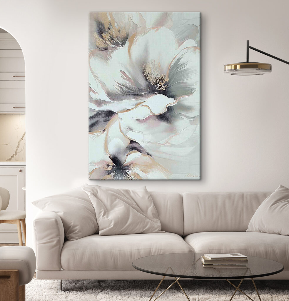 Flor blanca tranquila — interior 4