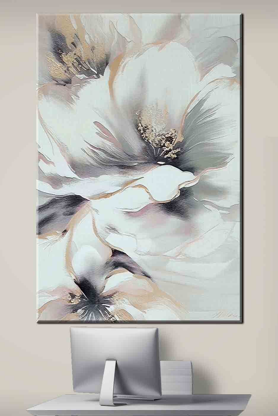 Flor blanca tranquila — interior 3