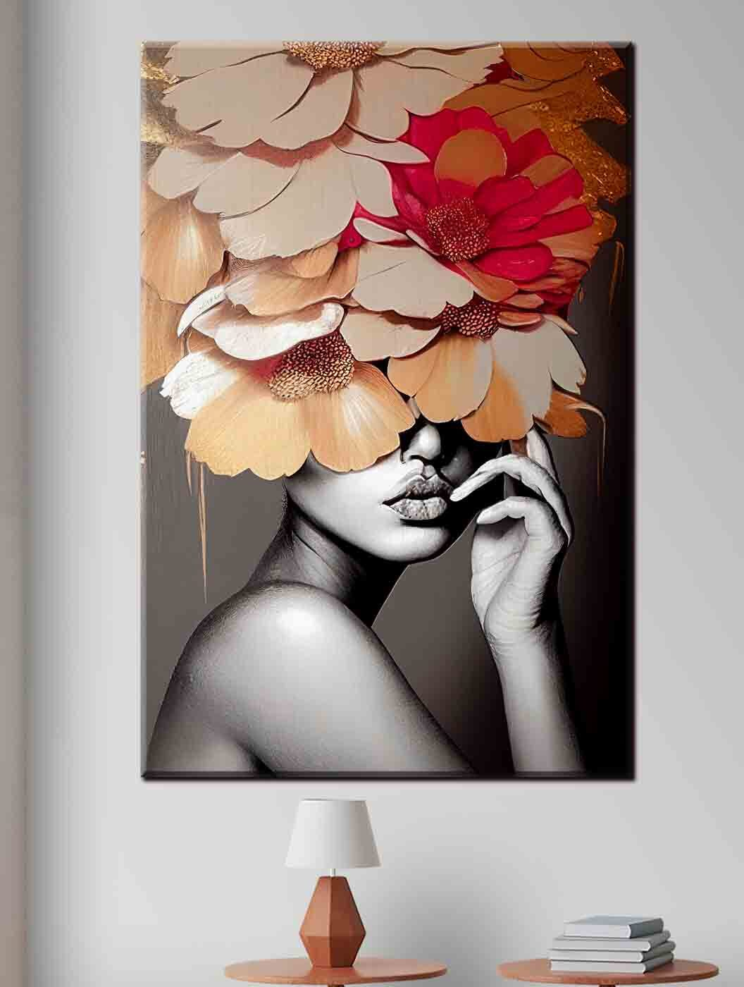 Escondida tras grandes flores — interior 2