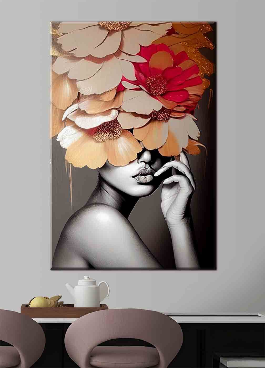 Escondida tras grandes flores — interior 3