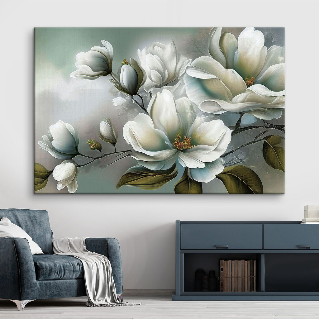 Magnolia en verde fresco — interior 1