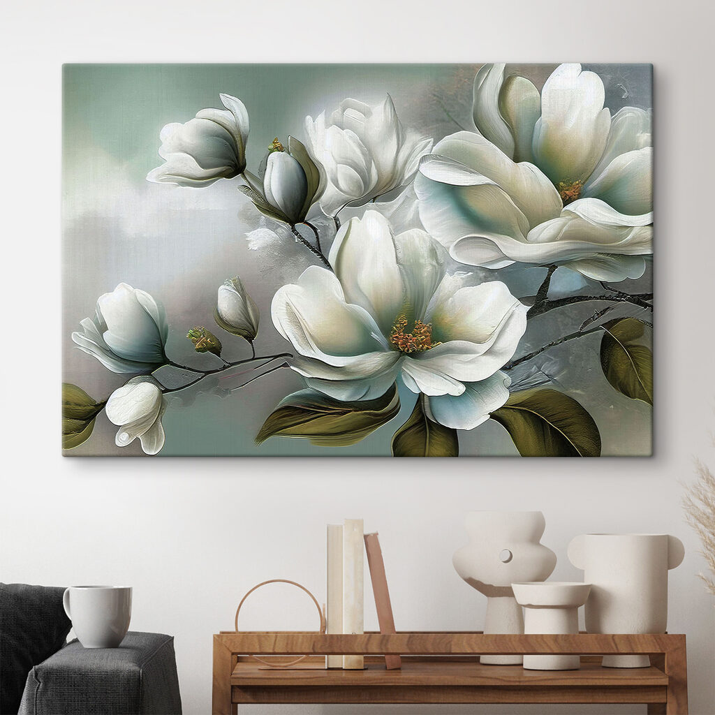 Magnolia en verde fresco — interior 3