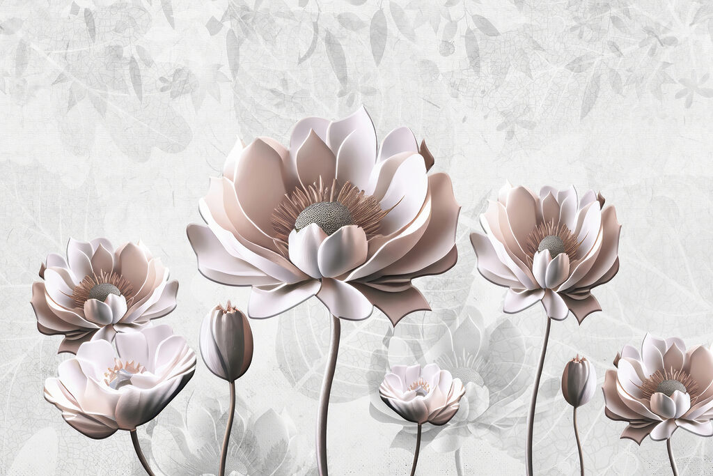 Jardín de flores finas — diseño completo
