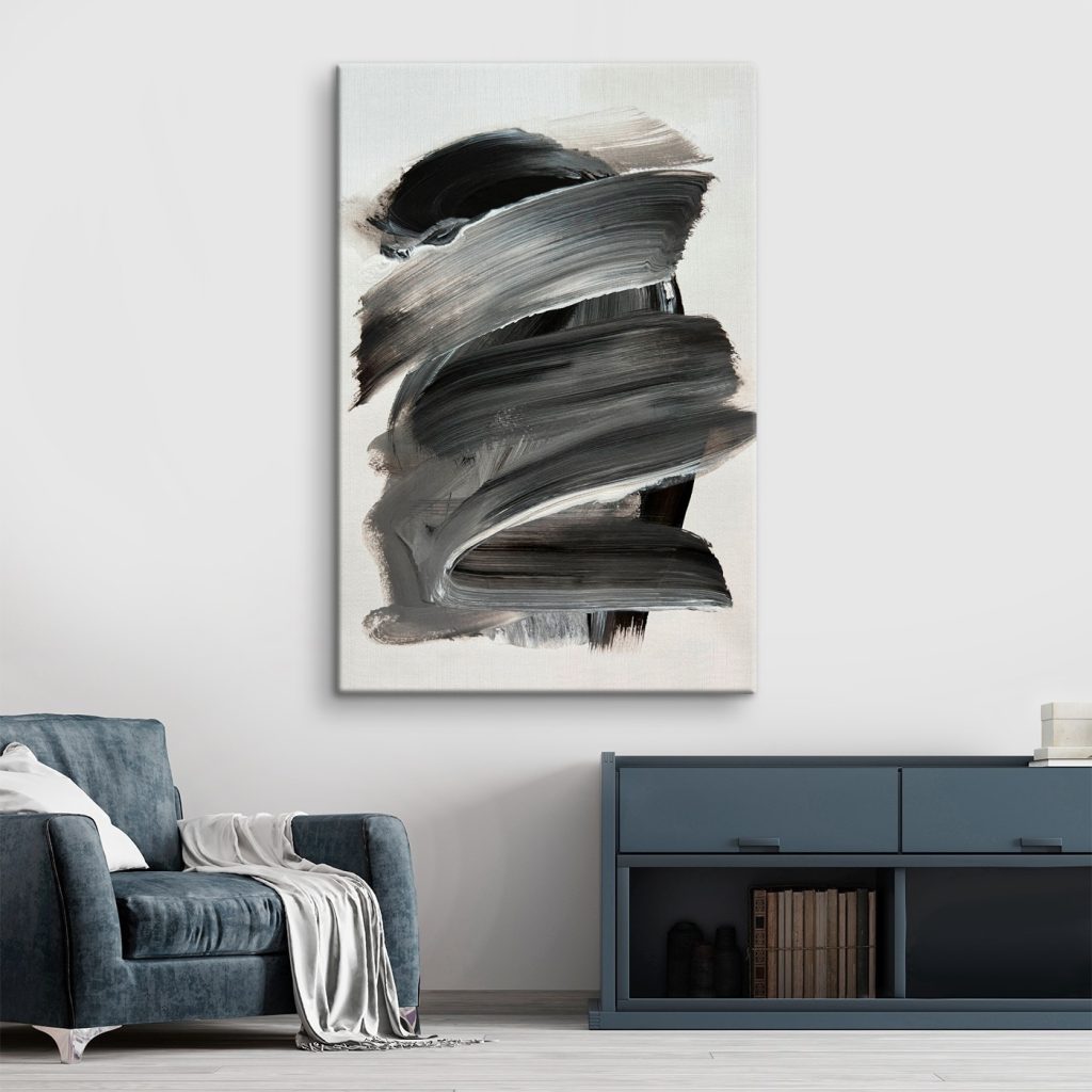 Negro en trazos amplios — interior 2