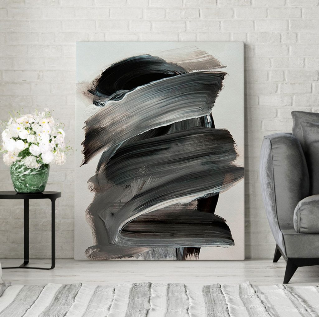 Negro en trazos amplios — interior 1