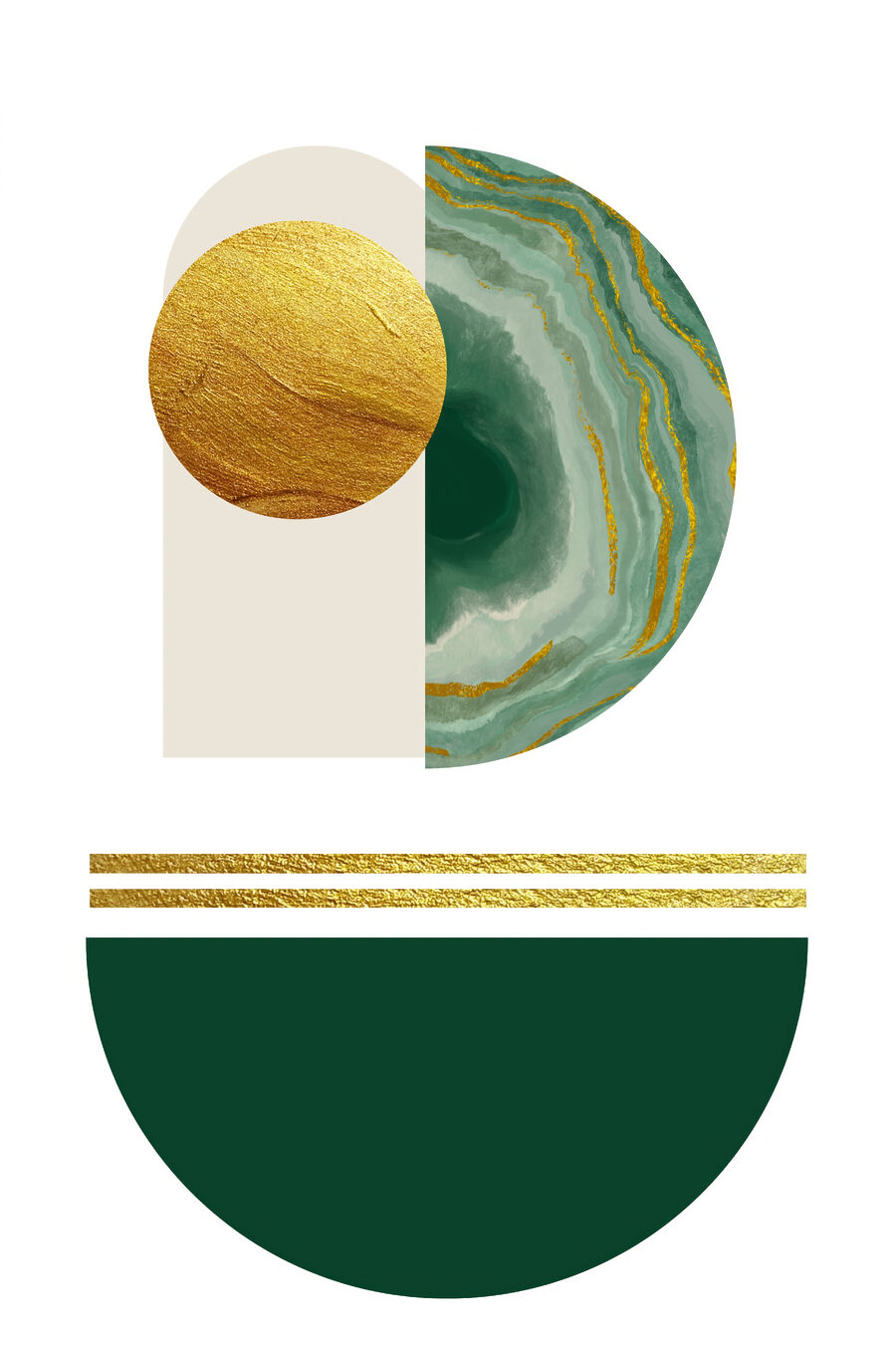 Medio mundo en verde — diseño completo