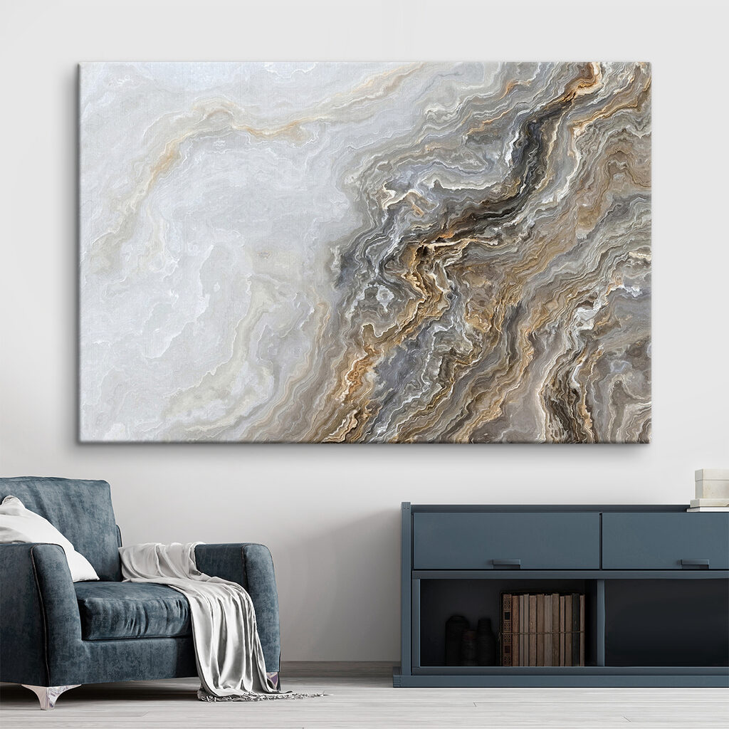 Vetas cálidas sobre gris — interior 3
