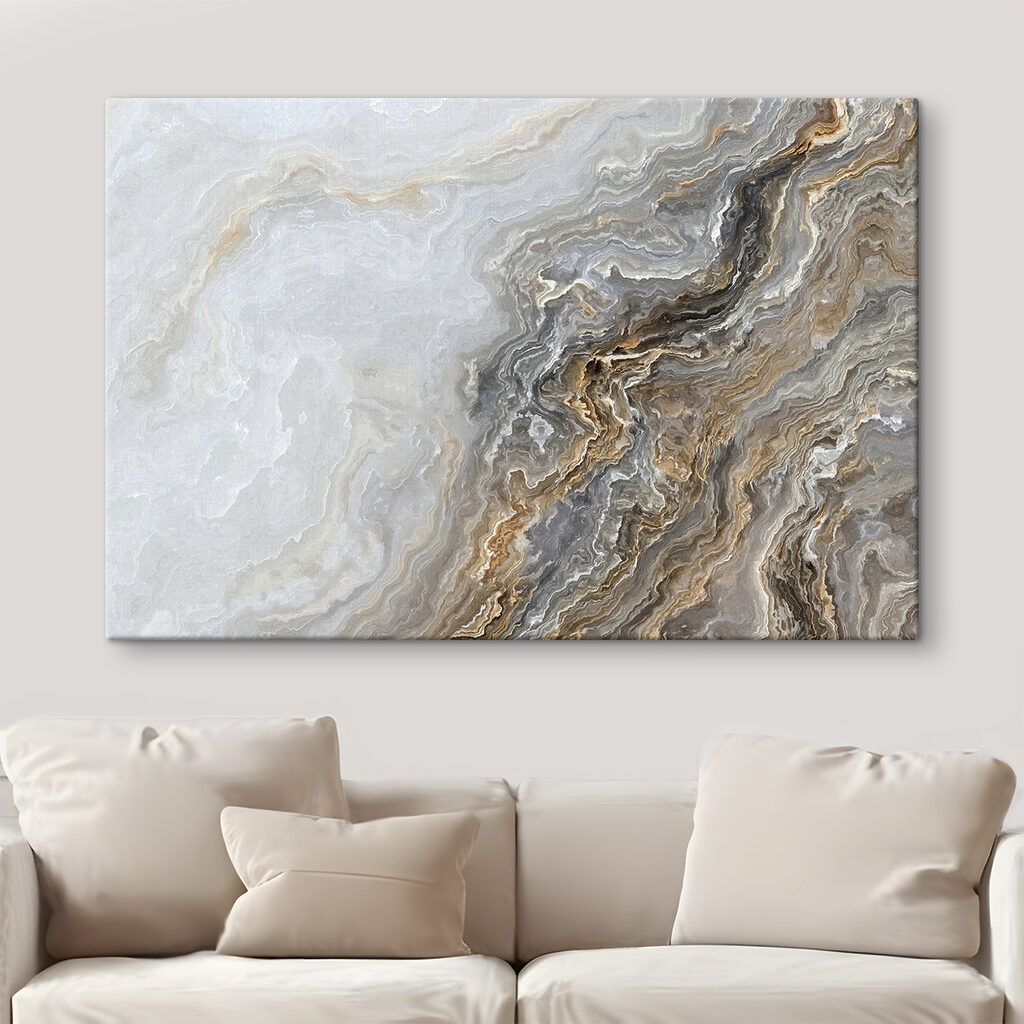 Vetas cálidas sobre gris — interior 5