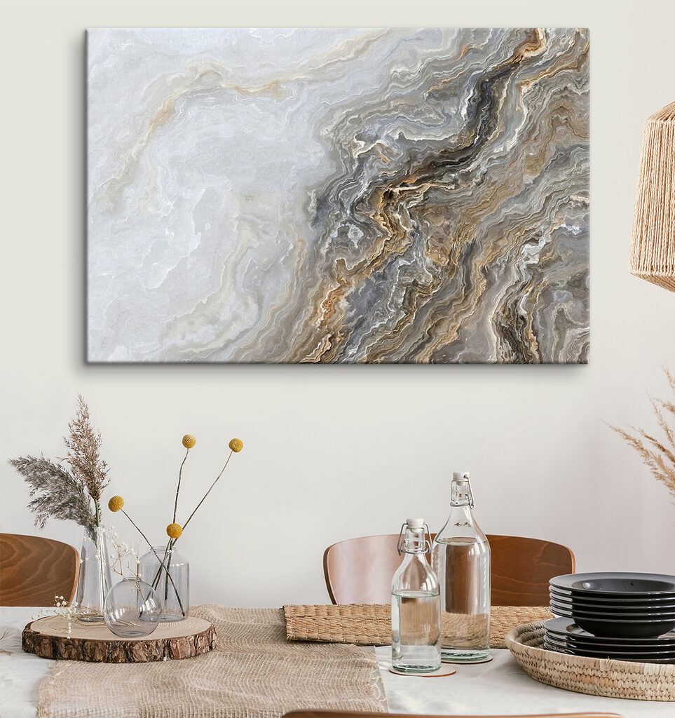 Vetas cálidas sobre gris — interior 6