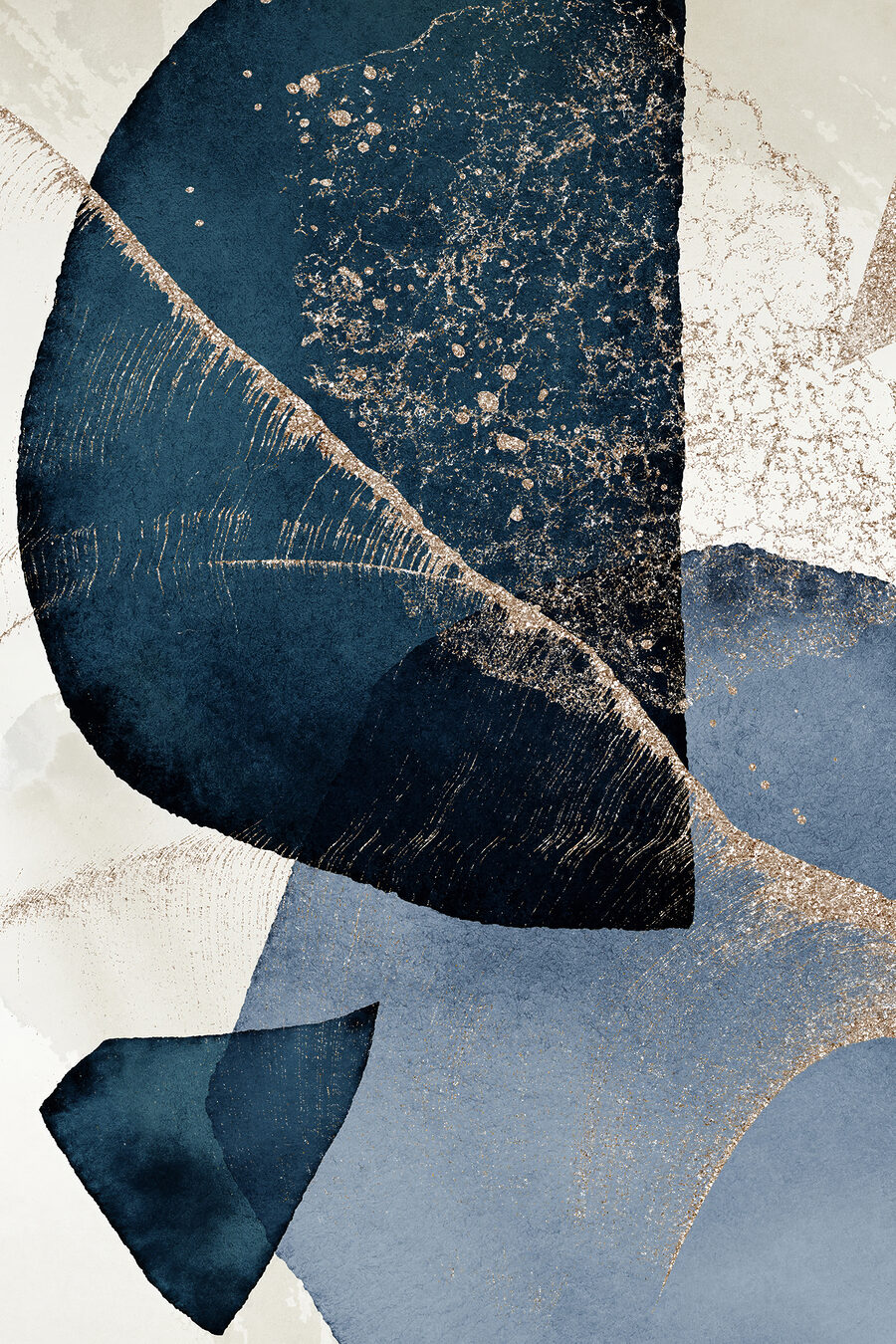 Azul oscuro con vetas — diseño completo