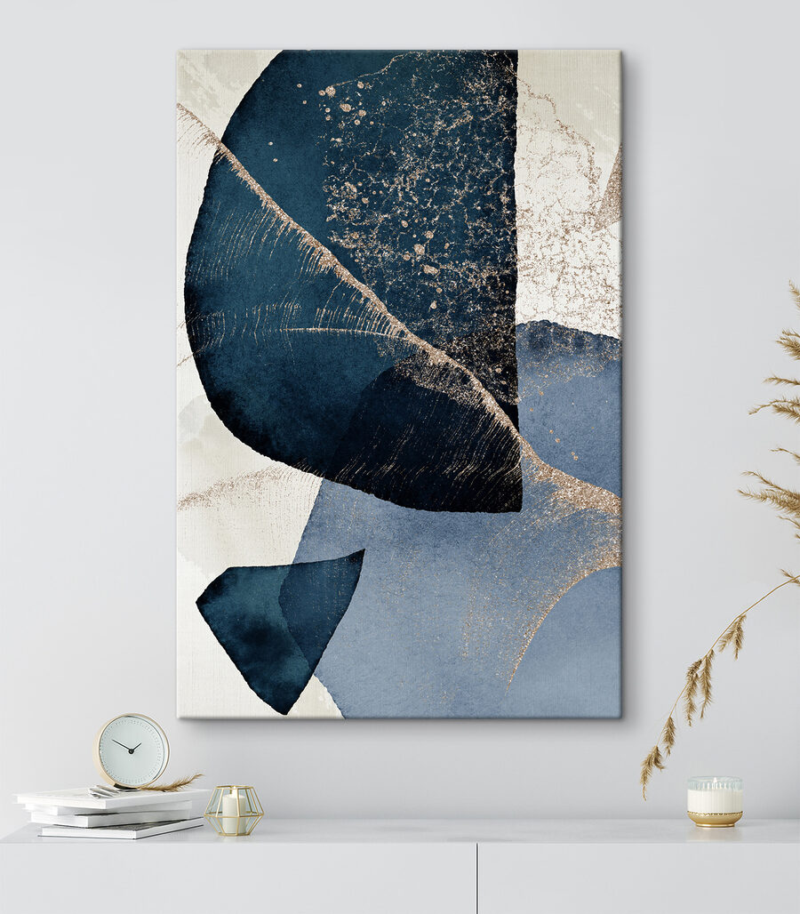 Azul oscuro con vetas — interior 1