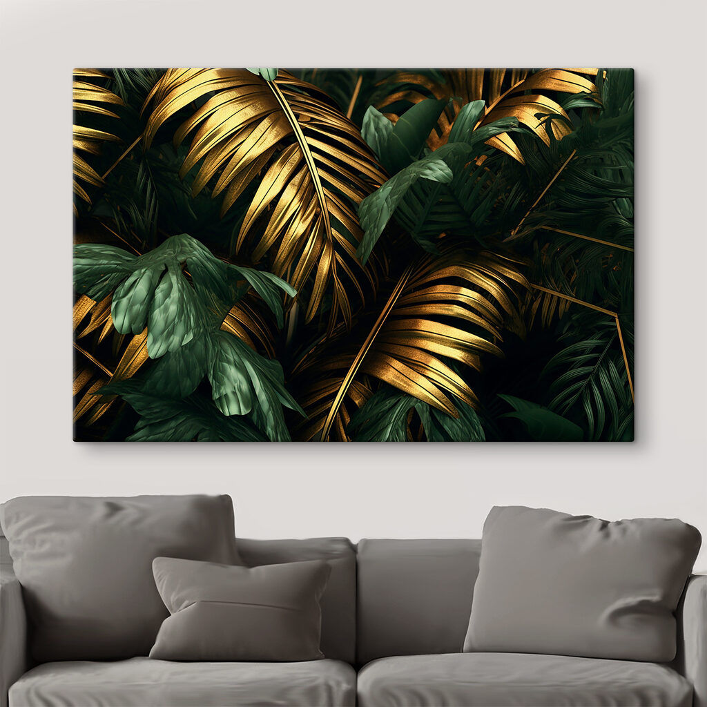 Palmeras con sombra dorada — interior 4