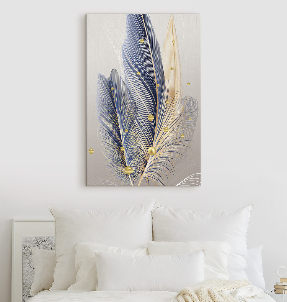 Plumas con destellos — interior 2