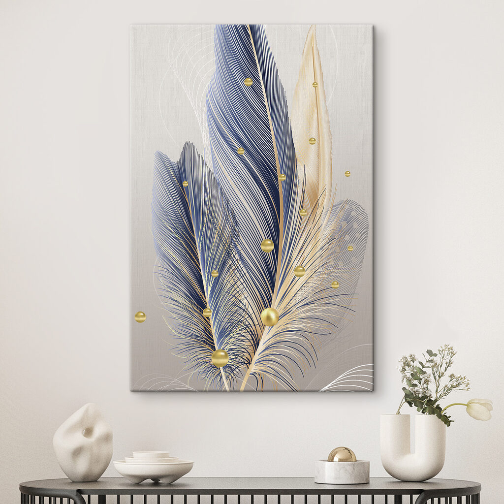 Plumas con destellos — interior 1
