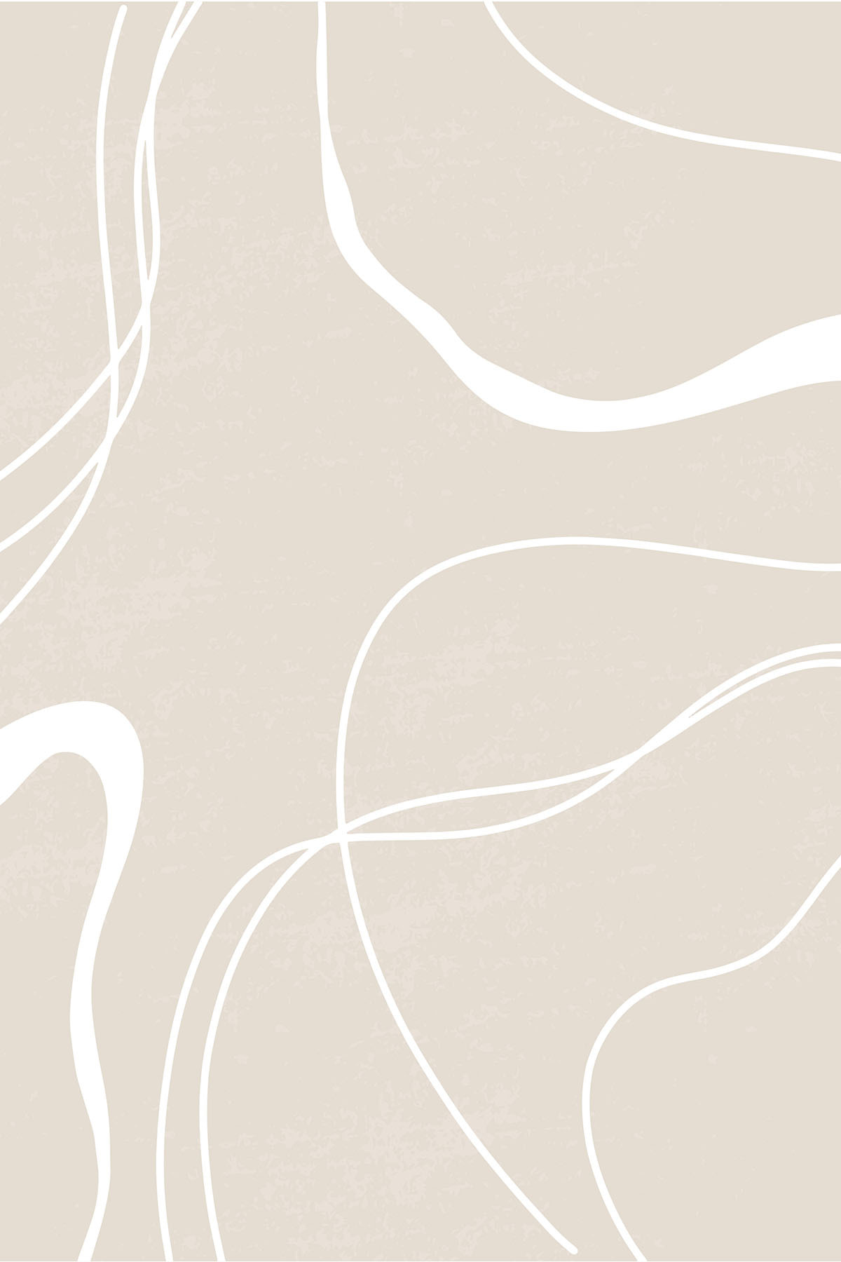 Trazos blancos sobre arena — diseño completo