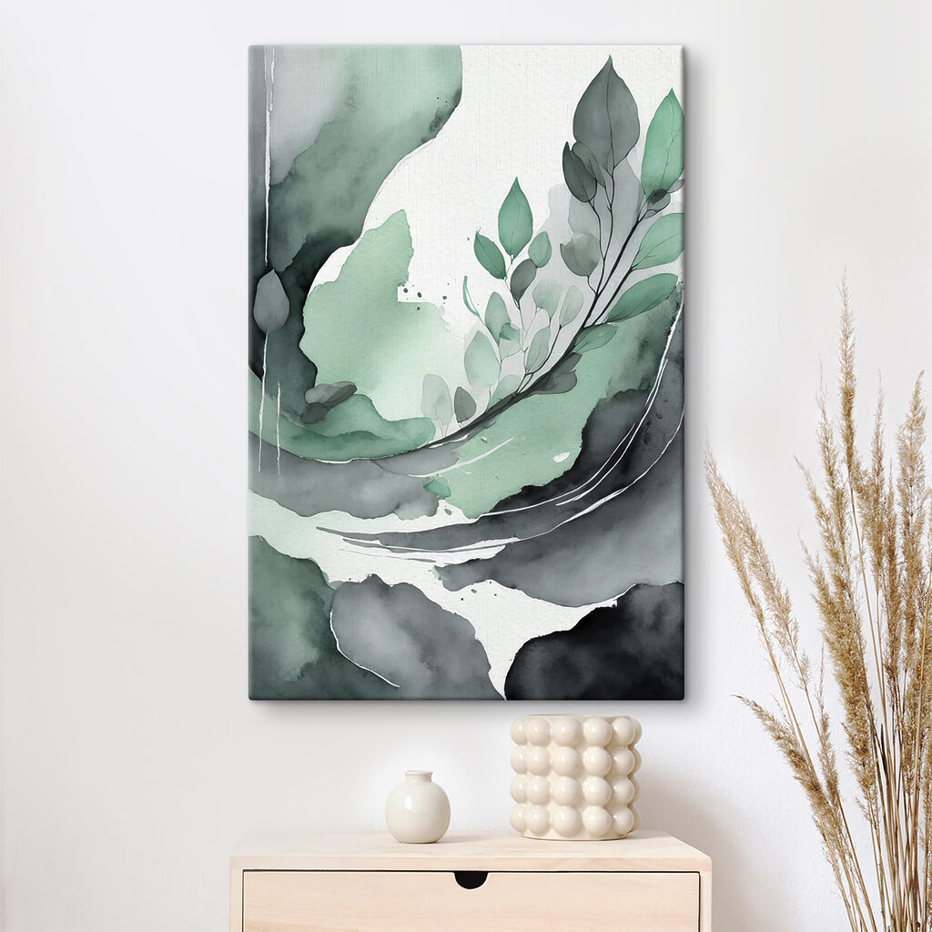 Ramitas en corriente verde — interior 1