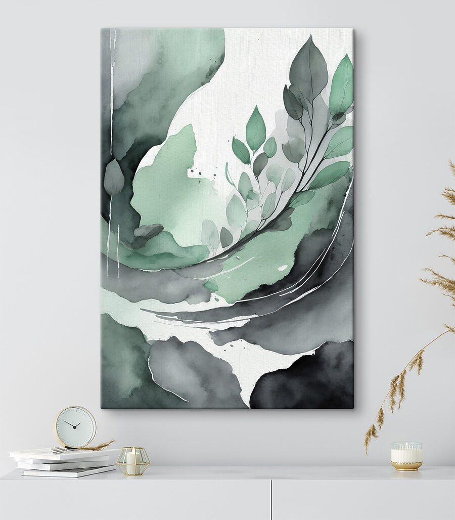 Ramitas en corriente verde — interior 2
