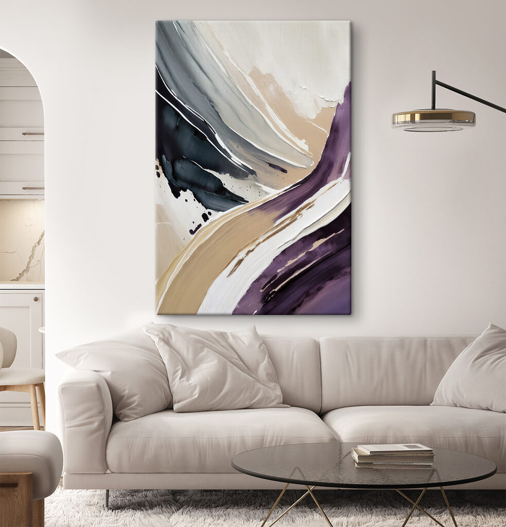 Bandas moradas en movimiento — interior 2