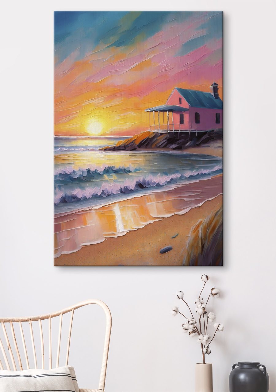 Casa al atardecer — interior 2