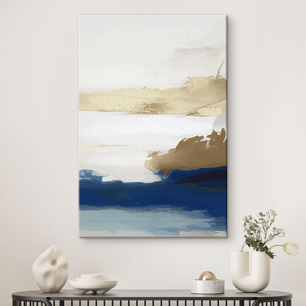 Horizonte dorado sobre azul — interior 3