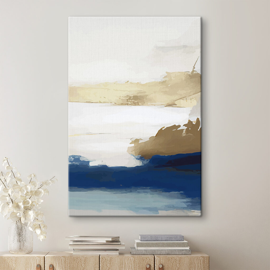 Horizonte dorado sobre azul — interior 1