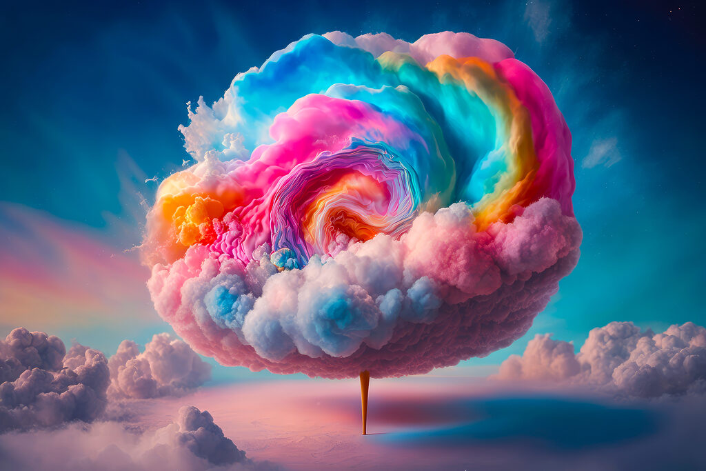 Nube de azúcar — diseño completo