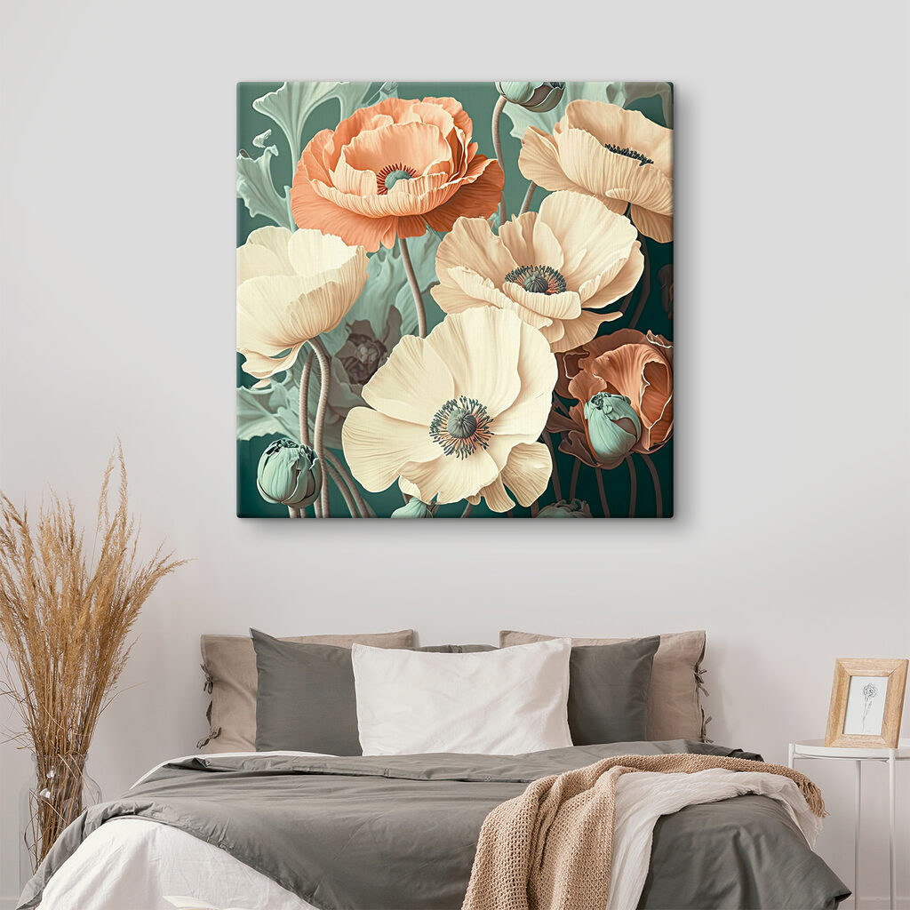Flores en tonos apagados — interior 2