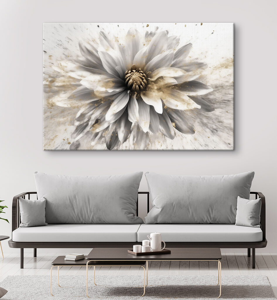 Una flor blanca irradia — interior 2