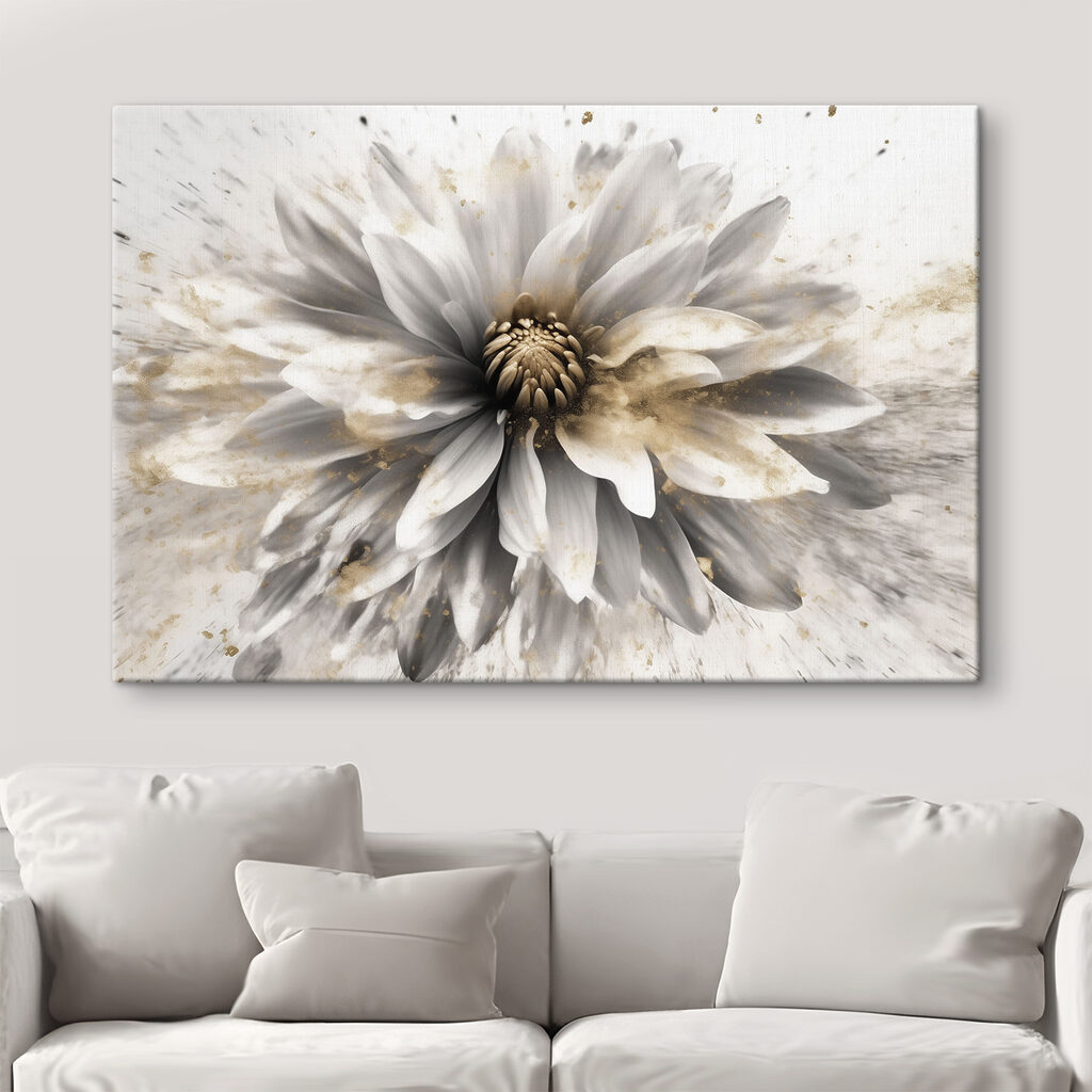 Una flor blanca irradia — interior 3