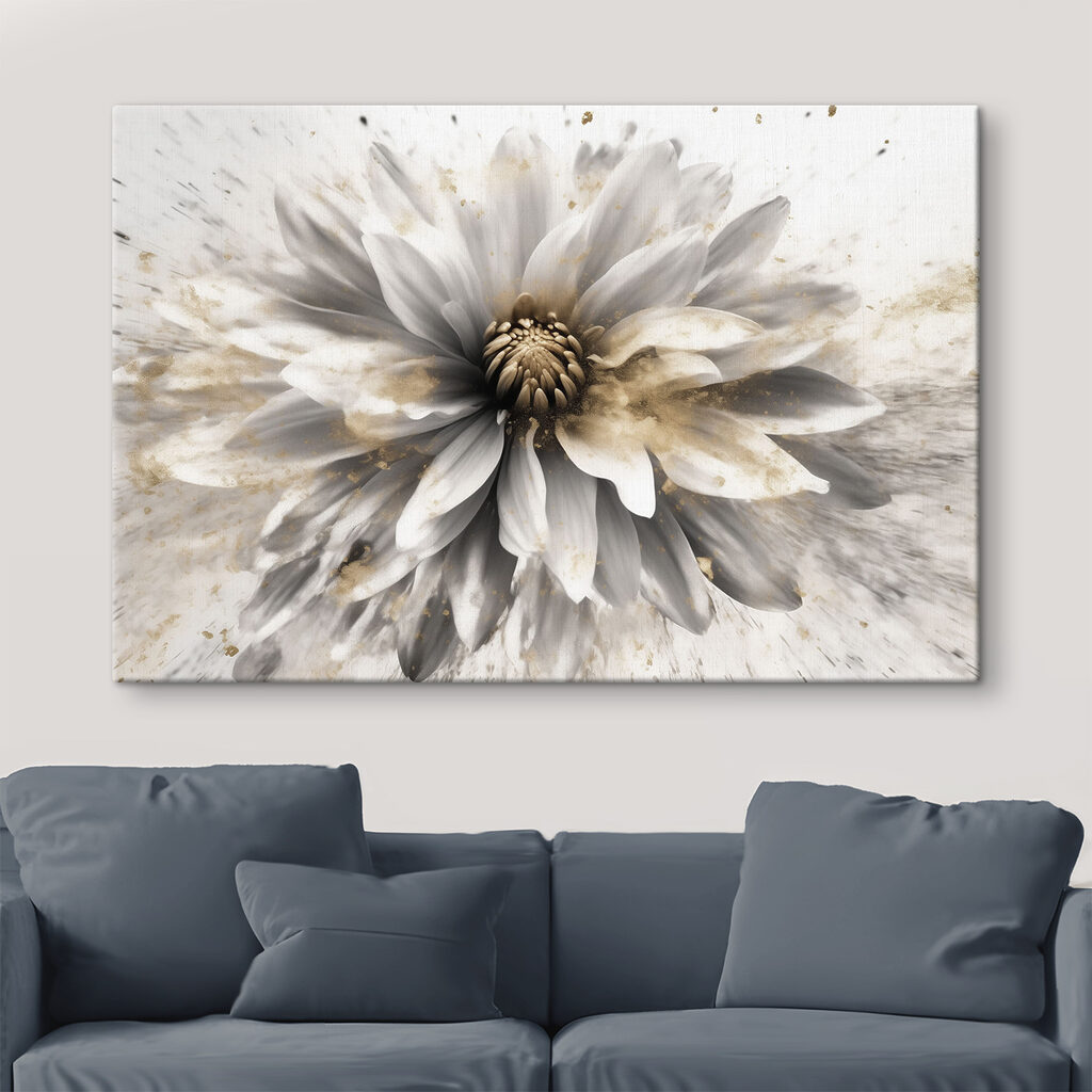 Una flor blanca irradia — interior 1