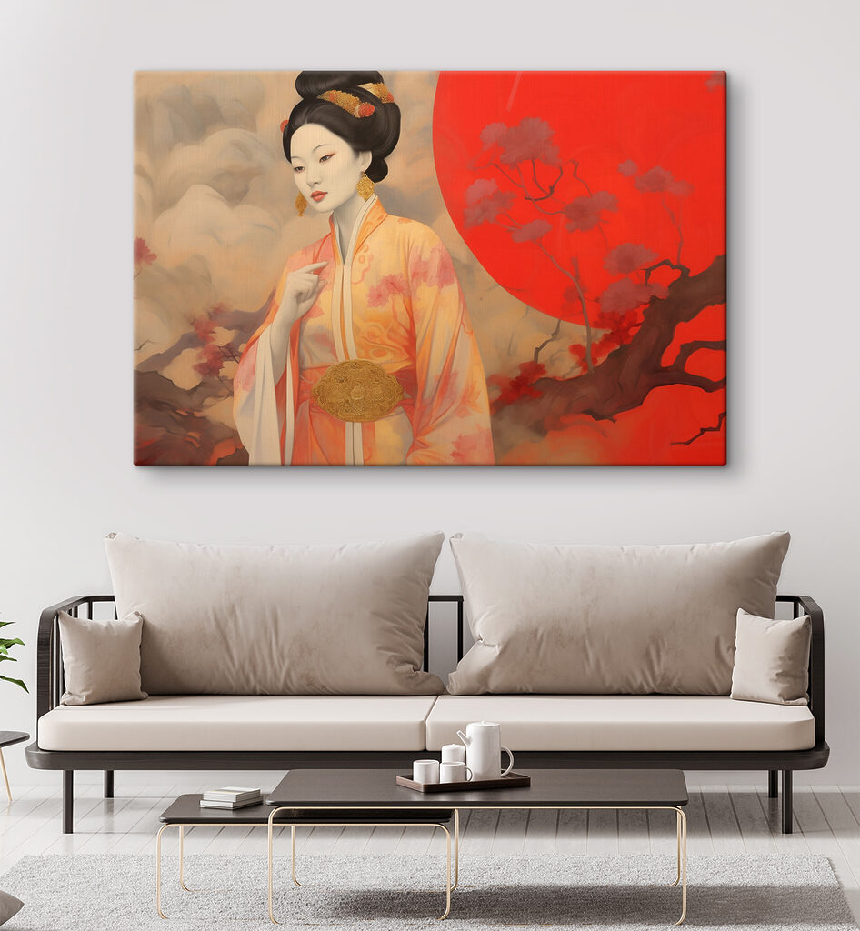 Kimono al atardecer — interior 2