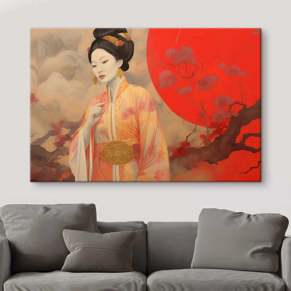 Kimono al atardecer — interior 1