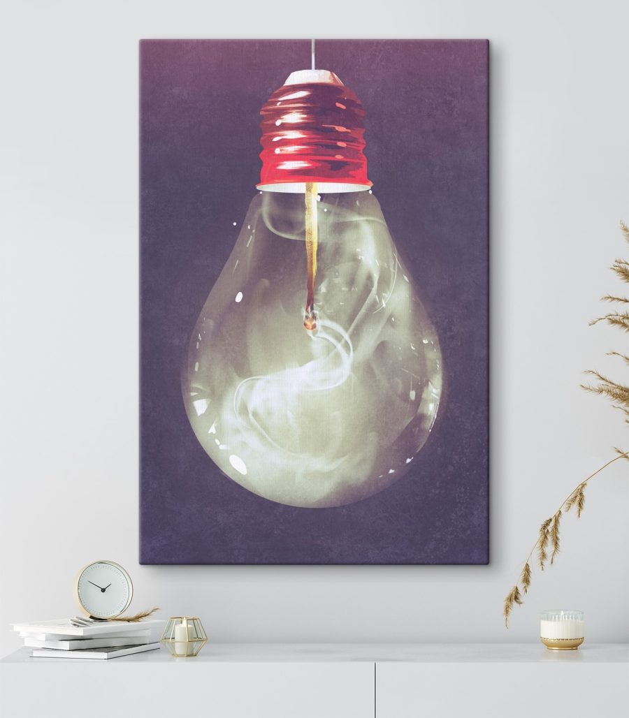 Bombilla con niebla — interior 1