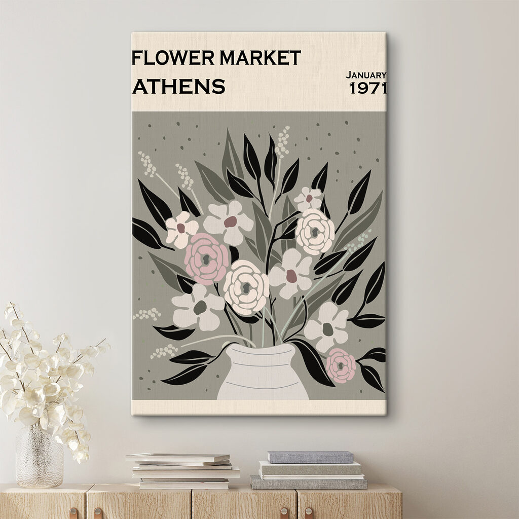 Mercado de flores Atenas — interior 1